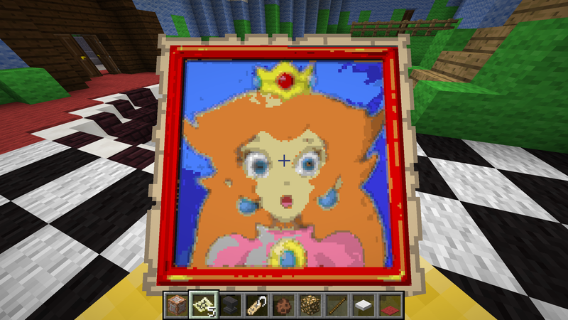 Illustration for article titled Explore Peach's Castle in Minecraft